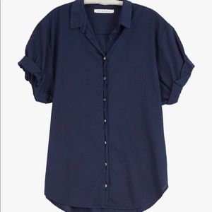 Xirena Navy Channing Shirt *NWT*